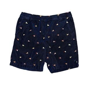 Nautical Blue corduroy shorts size large